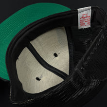 Load image into Gallery viewer, Vintage Porsche Black Trucker Snapback Hat