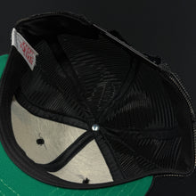 Load image into Gallery viewer, Vintage Porsche Black Trucker Snapback Hat
