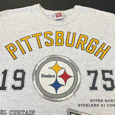 Vintage 1991 Pittsburgh Steelers 3/4 Sleeve Shirt L