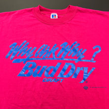 Load image into Gallery viewer, Vintage 1992 Bud Dry Draft Why Ask Why? Shirt XL