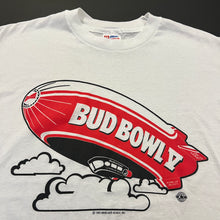Load image into Gallery viewer, Vintage 1992 Bud Bowl V Blimp Shirt L