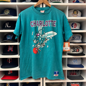 Vintage Charlotte Hornets Nutmeg Shirt S