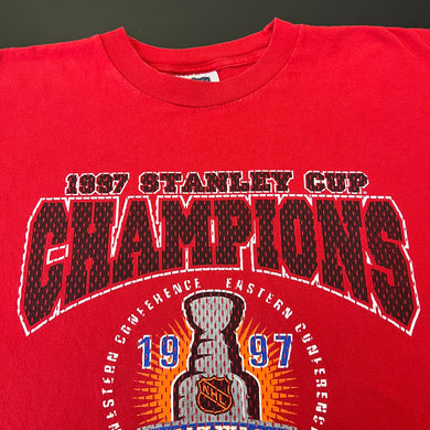 Vintage 1997 Detroit Red Wings Stanley Cup Shirt XL