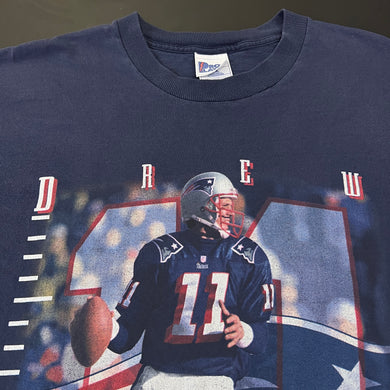 Vintage 1995 Drew Bledsoe Patriots Shirt XL/2XL