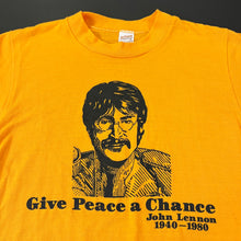 Load image into Gallery viewer, Vintage John Lennon Give Peace A Chance Shirt XS