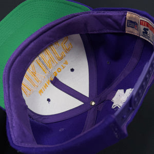 Vintage Minnesota Vikings Wool Starter Arch Snapback Hat