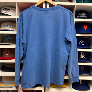 Vintage Nike Just Do It Blue Long Sleeve Shirt S/M