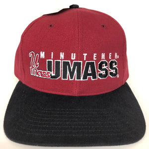 Vintage UMass Minutemen Strapback Hat NWT