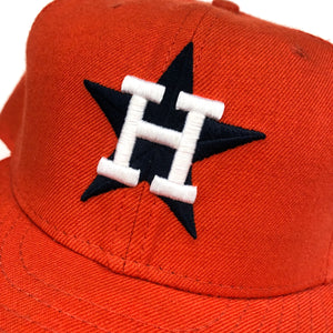 Vintage Houston Astros New Era Fitted Hat 7 5/8