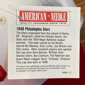 Vintage Philadelphia Stars NBL Fitted Hat 7 5/8 NWT