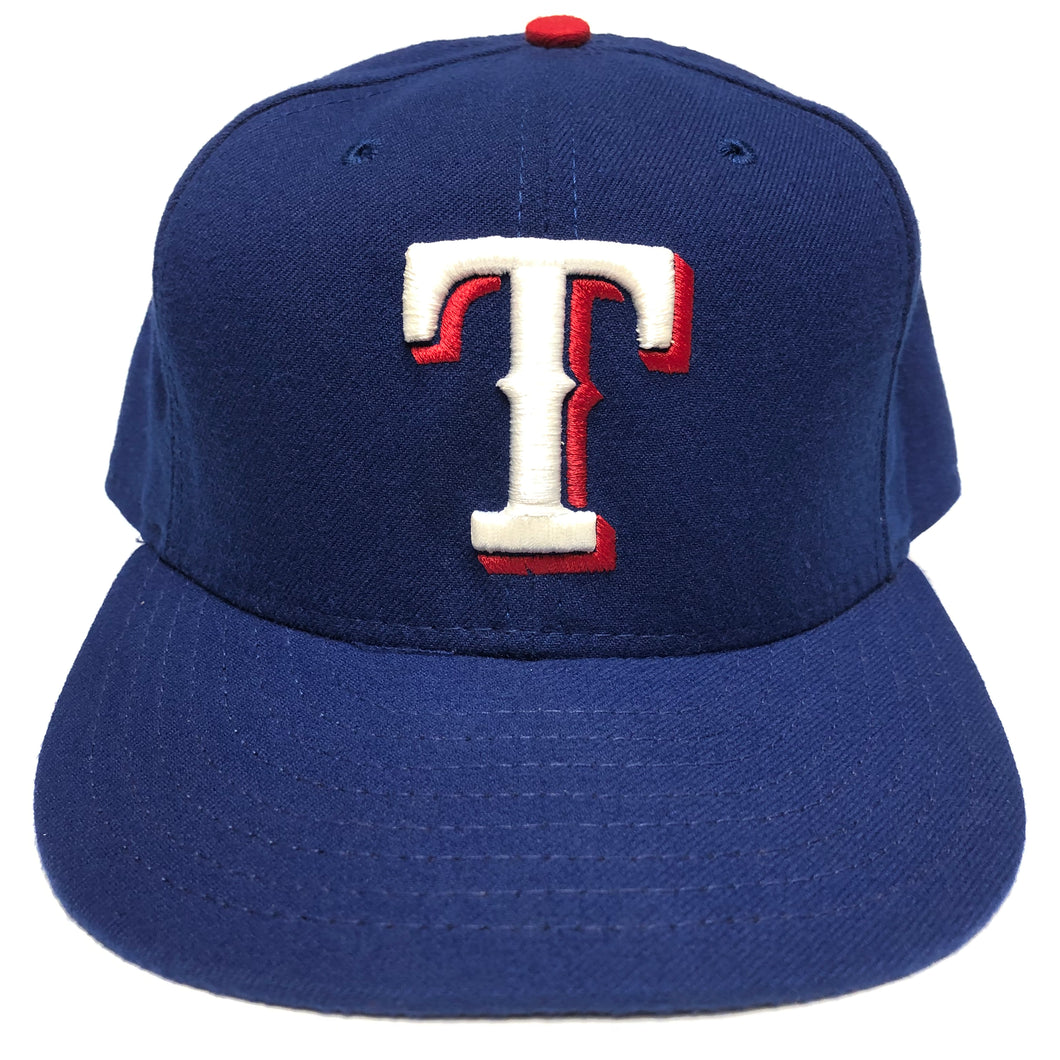 Vintage Texas Rangers Blue New Era Fitted Hat 7 5/8 – Mass Vintage