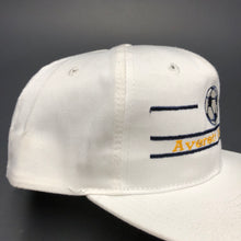 Load image into Gallery viewer, Vintage Averett College Soccer Split Bar Snapback Hat
