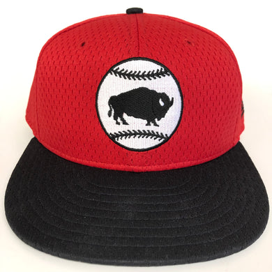 Vintage Buffalo Bisons New Era BP Fitted Hat 7 1/2