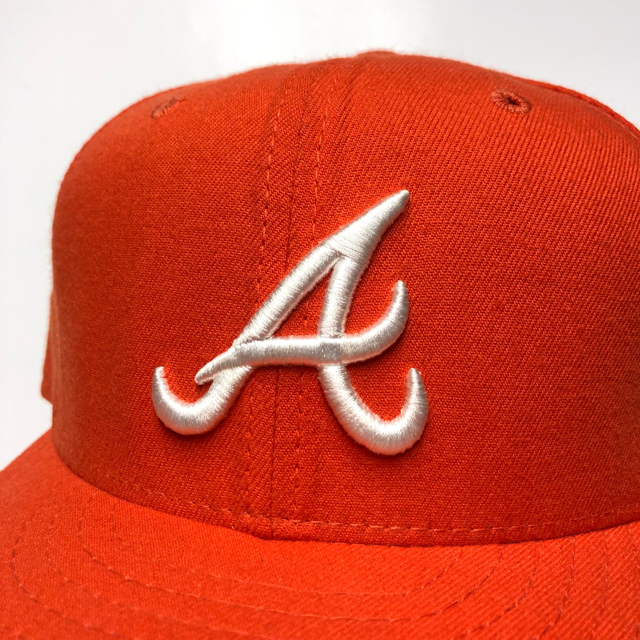 Atlanta Braves Hat Baseball Cap Fitted 7 1/2 New Era MLB Vintage