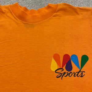 Mass Vintage MVNBC Orange Long Sleeve Shirt XS